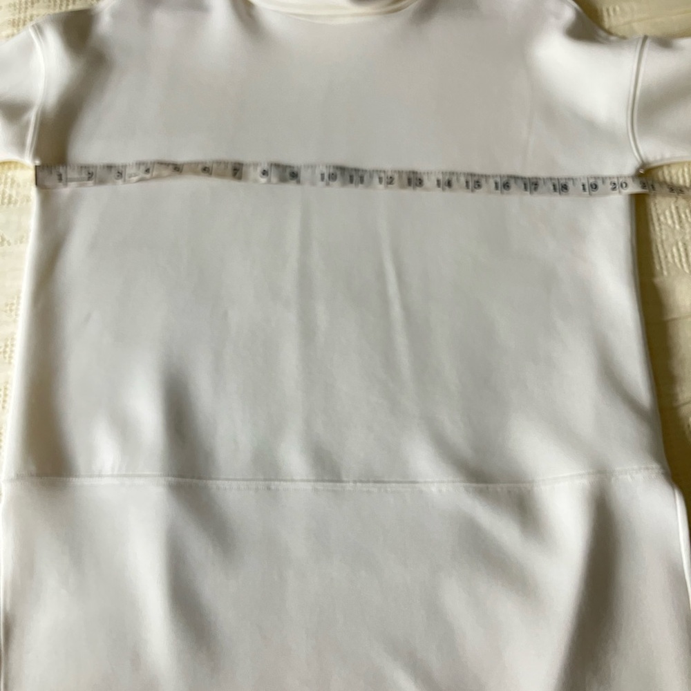 SPANX Off White Air Essentials Soft Tunic Turtleneck Elevated Sweatshirt Size XS - Picture 7 of 10